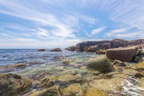 Rocky beach Stock Photos