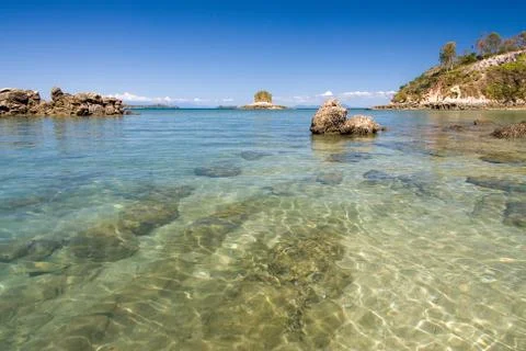 Rocky beach Stock Photos