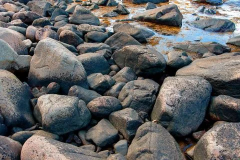 Rocky beach Stock Photos