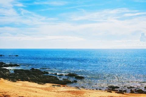 Rocky beach Stock Photos