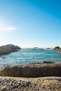 Rocky beach Stock Photos
