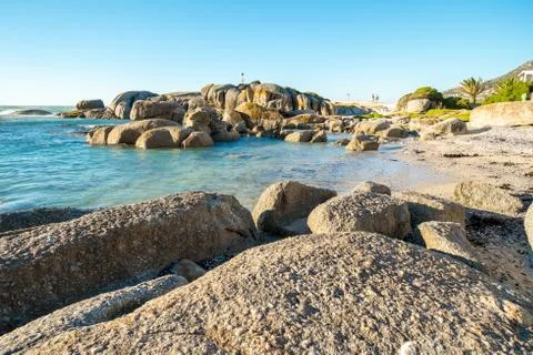Rocky beach Stock Photos
