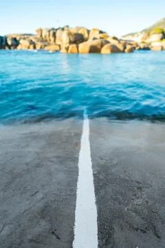 Rocky beach Stock Photos