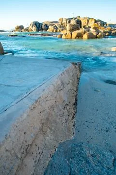 Rocky beach Stock Photos