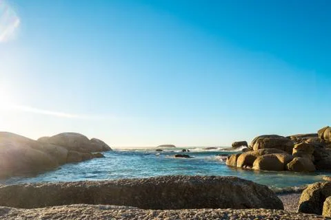 Rocky beach Stock Photos