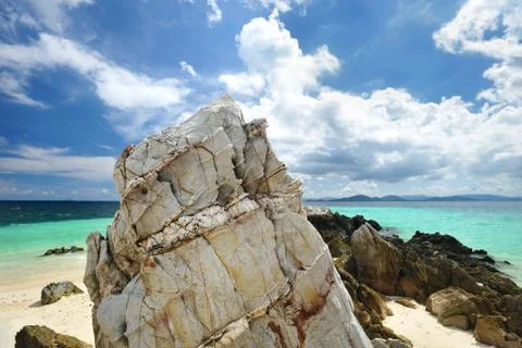 Rocky beach Stock Photos