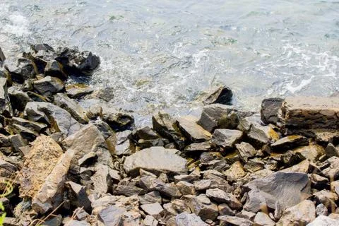 Rocky beach Stock Photos