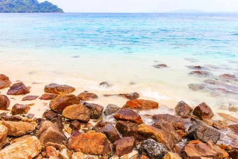 Rocky beach Stock Photos