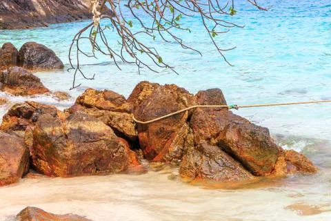Rocky beach Stock Photos