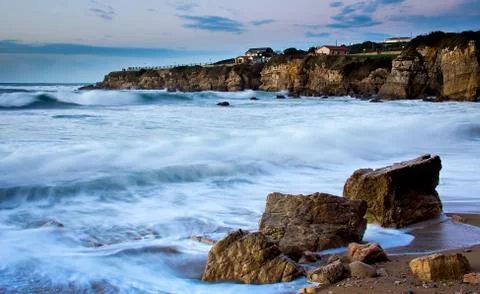 Rocky beach Stock Photos