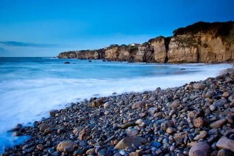 Rocky beach Stock Photos