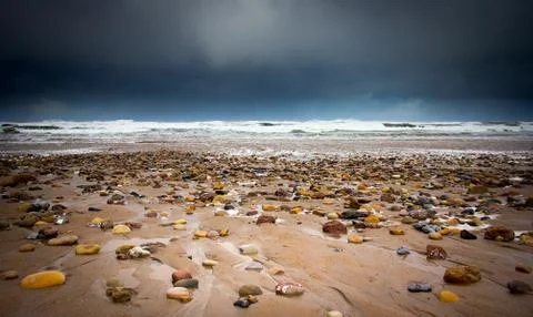 Rocky beach Stock Photos