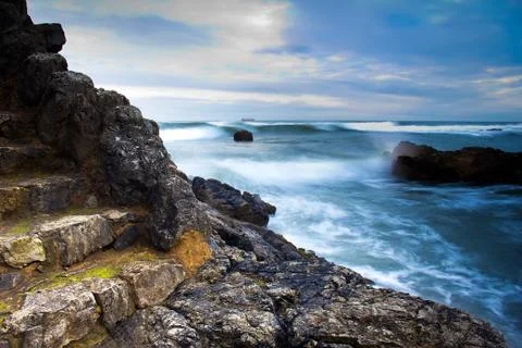 Rocky beach Stock Photos
