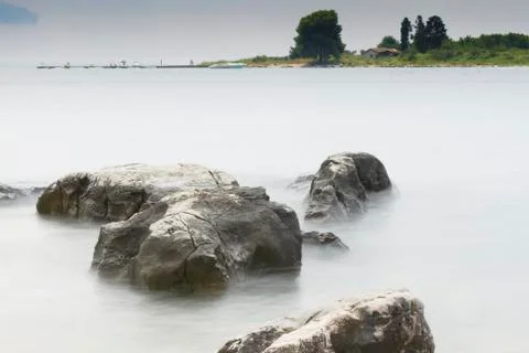 Rocky beach Stock Photos