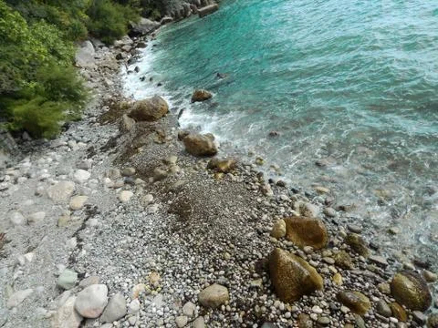 Rocky beach Stock Photos