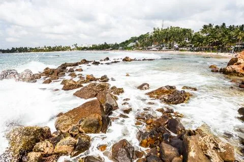 Rocky beach Stock Photos
