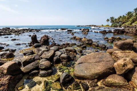 Rocky beach Stock Photos