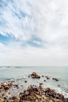 Rocky beach Stock Photos