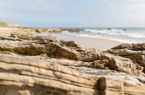 Rocky beach Stock Photos