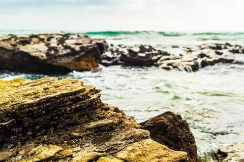 Rocky beach Stock Photos
