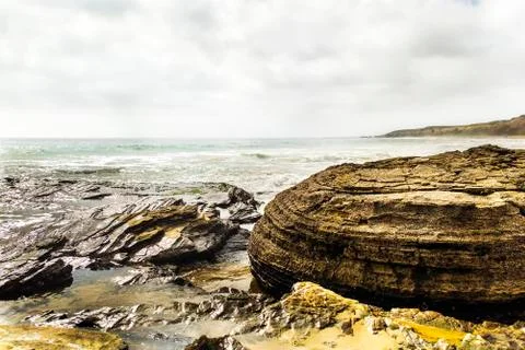Rocky beach Stock Photos