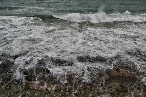 Rocky beach Stockfoto's