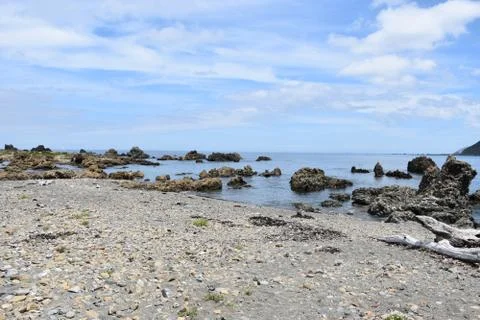 Rocky Beach Stockfoto's