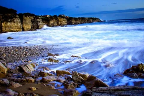 Rocky beach Stock Photos