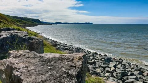 Rocky beach Stock Photos