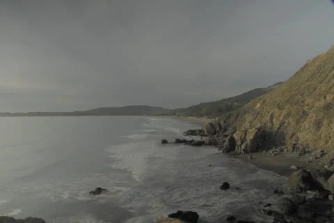 Rocky Beach - TimeLapse - 5k 스톡 동영상 37375128