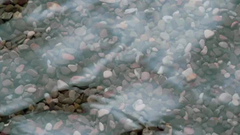Rocky Bottom is Visible through the Water HD Pro Stock Footage 238079957