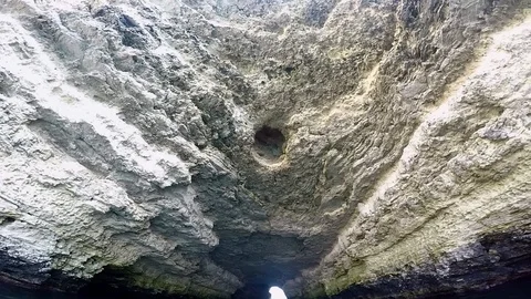 Rocky cave on the water 스톡 동영상 102087407