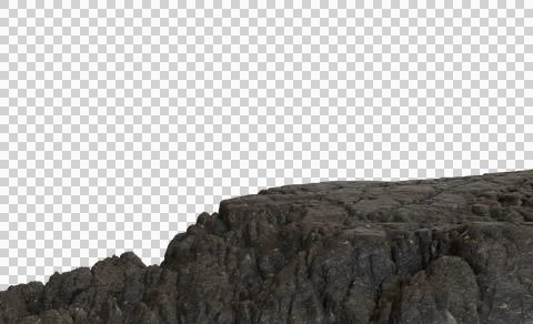 Rocky cliff edge Stock Photos