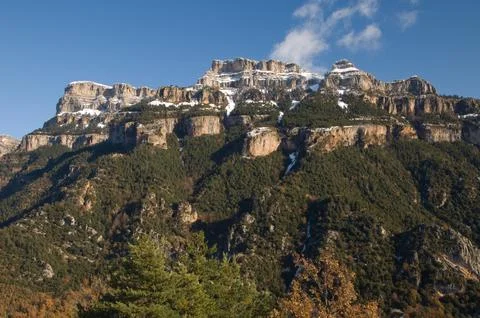 Rocky cliff. Stock Photos
