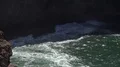 Rocky cliffs and foamy sea at Portugal southern tourism spot Sagres 4k 4k or 4k+ Resolution