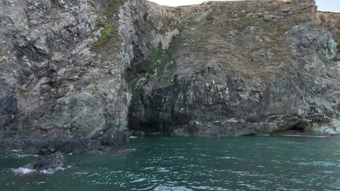 Rocky Cliffs at Dun Briste Downpatrick Head Ireland 4K Vidéo 333414671