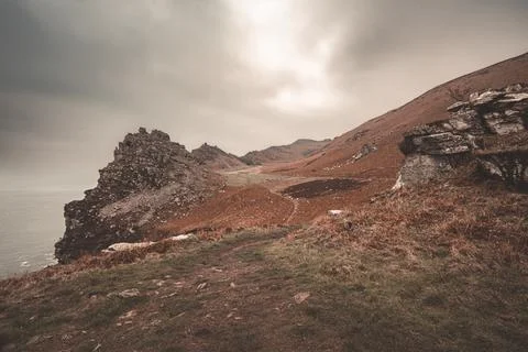 Rocky cliffs Stock Photos