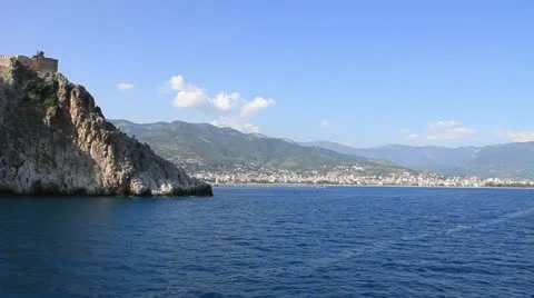The rocky coast Stock Footage 11374977
