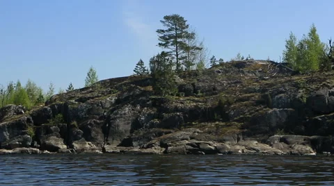 Rocky coast Stock Footage 49683639