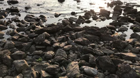 Rocky coast Video stock 144337875