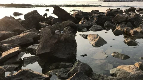 Rocky coast Video stock 144340910