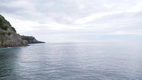 Rocky coast on the island of são miguel in the azores 4k Stock Footage