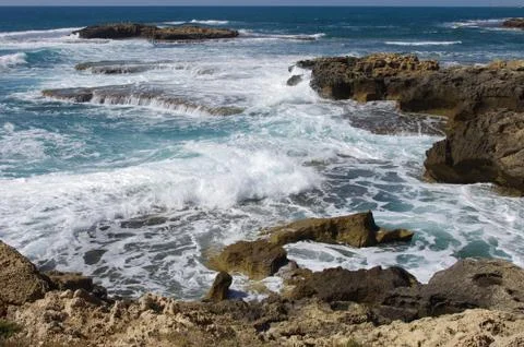 Rocky coast 스톡 사진