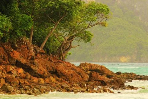 Rocky coast Stock Photos