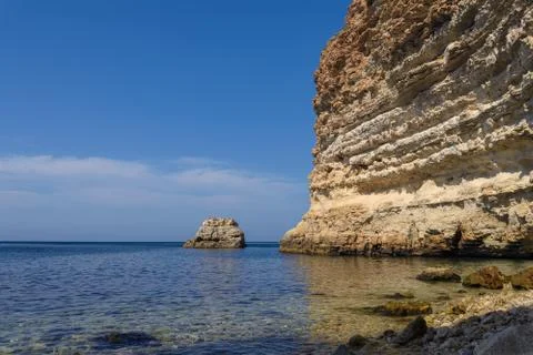 The rocky coast Stock Photos