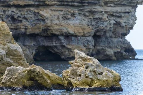 The rocky coast Stock Photos