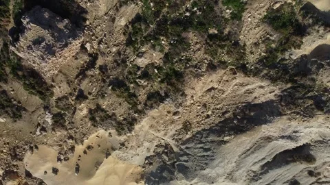 Rocky coast side of Malta Video stock 261302476