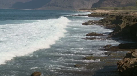 Rocky Coastline Stock Footage 54709268