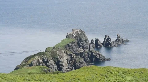 Rocky coastline Stock Footage 54935463