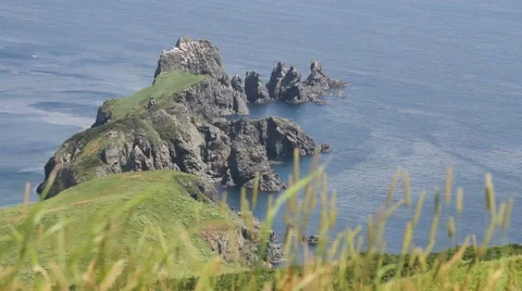 Rocky coastline Stock Footage 54980360